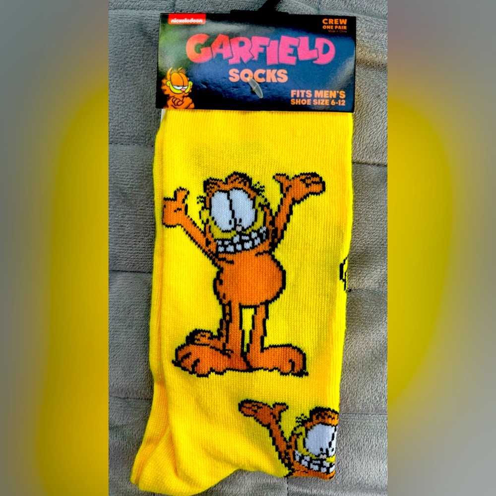 Nickelodeon Garfield Socks - New Men